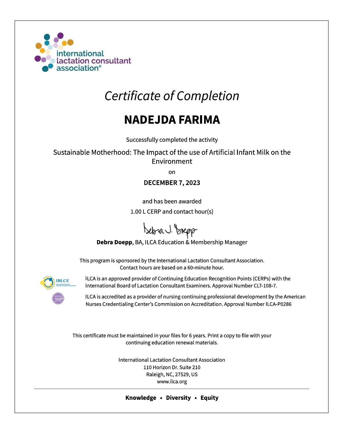 Certificate 18