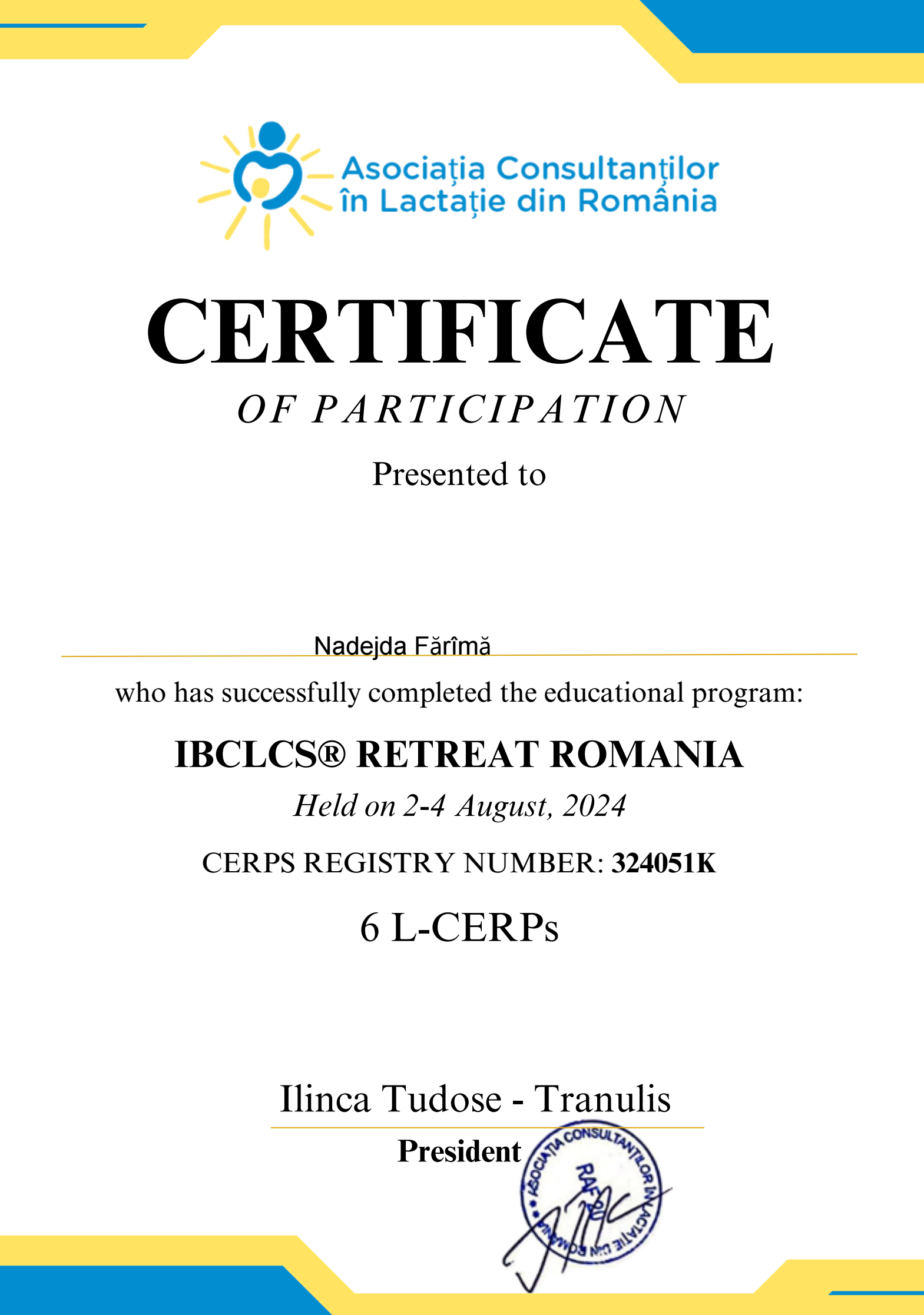 Certificate 25